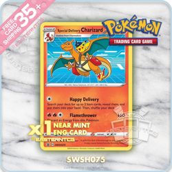 SINGLES Special Delivery Charizard SWSH204 - Promos – Pokemon Cards TCG – NM - Image 1