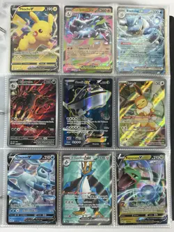 Pokemon Card Collection Binder Lot Holo Rare Ascended Steelix Prismatic Eevee - Image 1