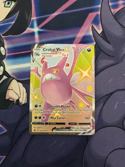 Shiny Crobat VMAX SWSH099 SWSH: Sword & Shield Promo Cards Holo - NM ✨ - Image 1