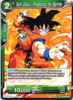 Son Goku, Prepping for Battle BT8-046 C Dragon Ball Super Card TCG X1 - Image 1