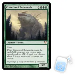 CRATERHOOF BEHEMOTH Avacyn Restored AVR Magic MTG MINT CARD - Image 1