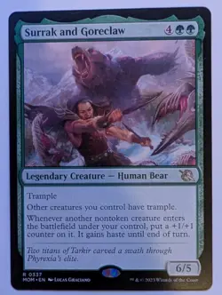 Surrak and Goreclaw March of the Machine #337 Regular NM - Image 1