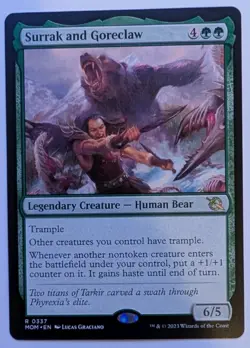 Surrak and Goreclaw March of the Machine #337 Regular NM - Image 2