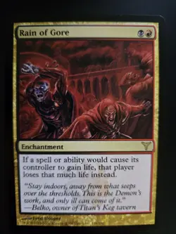 Rain of Gore NM Dissension MTG FREE SHIPPING - Image 1