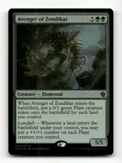 Avenger of Zendikar Foil Duel Decks: Zendikar vs. Eldrazi #1 Magic the Gathering - Image 1