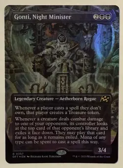 Gonti, Night Minister Borderless Foil - Aetherdrift MTG Magic the Gathering - Image 1