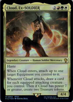 MTG Cloud, Ex-SOLDIER (2) | NM Foil | Commander: Final Fantasy (FIC) - Image 2