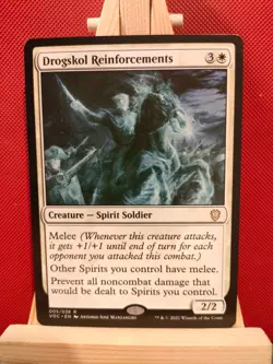 Drogskol Reinforcements - Commander: Innistrad: Crimson Vow - Rare - NM - MTG - Image 1