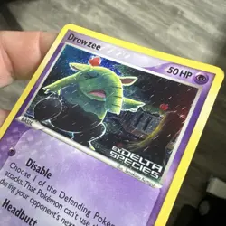 2005 Pokemon EX Delta Species Drowzee Reverse Holo #67/113 H2 - Image 4