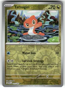POKEMON TATSUGIRI 141/182 UNCOMMON PARADOX RIFT REVERSE HOLO NM - Image 1