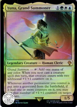 MTG Yuna, Grand Summoner (8) | NM Foil | Commander: Final Fantasy (FIC) - Image 1