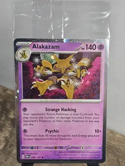 Pokemon Alakazam Cosmos Holo 082/167 Knockout Collection 2025 Sealed Promo NM - Image 1