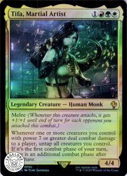 MTG Tifa, Martial Artist (6) | NM Foil | Commander: Final Fantasy (FIC) - Image 1