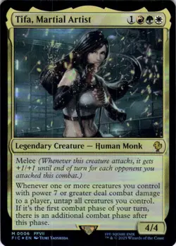 MTG Tifa, Martial Artist (6) | NM Foil | Commander: Final Fantasy (FIC) - Image 2
