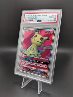 PSA 10 Mimikyu GX Pokemon TCG Full Art Japanese 2018 Sun and Moon Fairy Rise 054 - Image 2