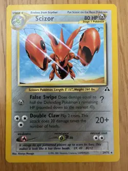Scizor 29/75 Non-Holo Rare Neo Discovery LP - Pokemon TCG - Image 1