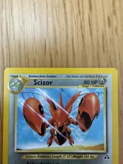 Scizor 29/75 Non-Holo Rare Neo Discovery LP - Pokemon TCG - Image 5