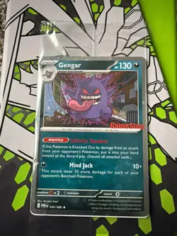 Pokemon TCG Perfect Order Gengar GameStop Exclusive Stamped Promo 50/88 Sealed - Image 1