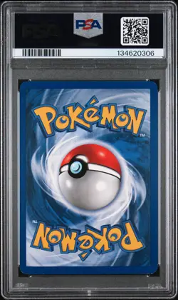 2000 POKEMON PROMO BLACK STAR POKEMON LEAGUE #9 MEW-HOLO PSA 7 - Image 2