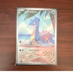 Pokemon Misty's Lapras Illustration Rare Holo 110 HP 194/182 Sv10 - Image 1