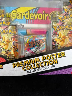 Pokemon TCG Ascended Heroes Premium Poster Collection Mega Gardevoir Brand New - Image 4