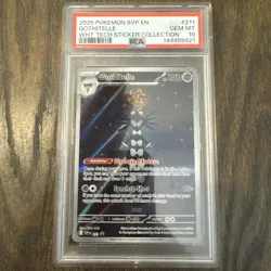 Pokemon TCG Gothitelle SVP 211 Black Star Promo White Flare PSA 10 Gem Mint - Image 1