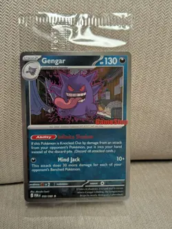 Pokemon GameStop Stamped Exclusive Gengar Promo Sealed 050/088 - Image 1