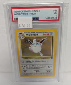 1999 Pokemon Jungle #16 Wigglytuff-Holo PSA 7 - Image 3