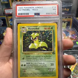 1999 Pokemon Victreebel Jungle 14/64 Holo PSA NM 7 - Image 1