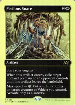 MTG Perilous Snare (First-Place Foil) (430) | NM Foil | Aetherdrift (DFT) - Image 2