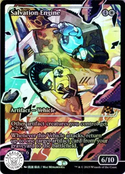 MTG Salvation Engine (Showcase) (397) | NM Foil | Aetherdrift (DFT) - Image 1