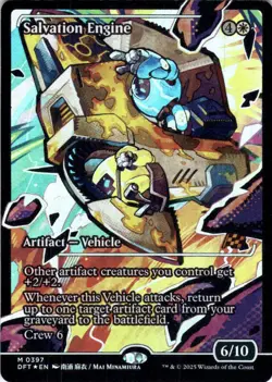 MTG Salvation Engine (Showcase) (397) | NM Foil | Aetherdrift (DFT) - Image 2