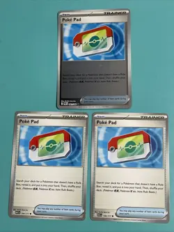 2026 Pokemon Poke Pad 3 Card Lot 2 Ascended Hero’s 198/217 Perfect Order Holo 81 - Image 1
