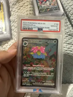 Pokemon TCG Venusaur EX Card 198/165 SV Sir Scarlet & Violet 151 PSA 10 GEM MT - Image 1