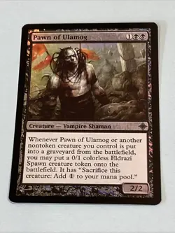 Pawn of Ulamog 122 Rise of the Eldrazi FOIL MTG TCG CARD NM - Image 1