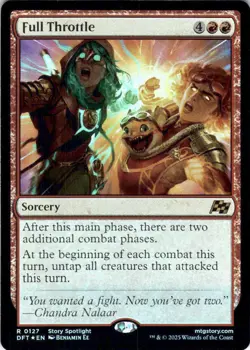 MTG Full Throttle (127) | NM Foil | Aetherdrift (DFT) - Image 2