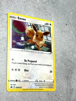 Eevee SWSH212 SWSH: Black Star Astral Radiance Promo Card Cosmo Holo - Image 3