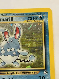Azumarill 2/111 Holo Rare Neo Genesis Lightly Played Pokemon Card - Image 4