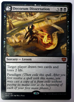 Decorum Dissertation - Mythic - MTG Secrets of Strixhaven - 0078 NM - Image 1