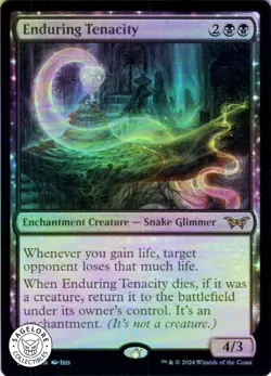 MTG Enduring Tenacity (95) | NM Foil | Duskmourn (DSK) - Image 1