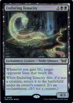 MTG Enduring Tenacity (95) | NM Foil | Duskmourn (DSK) - Image 2