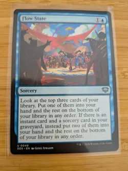 MTG Flow State 0049 Secrets of Strixhaven M/NM Free UK P&P - Image 1