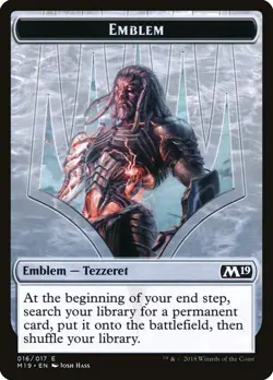 Tezzeret, Artifice Master 1x EMBLEM MtG Magic 2019 SP/NM - Image 1