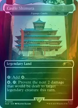 Castle Shiruma 2230 Secret Lair x Ghost of Tsushima Foil MTG NM - Image 1
