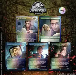 Magic the Gathering: Secret Lair x Jurassic World: Dr. Ian Malcolm - Foil - Image 1