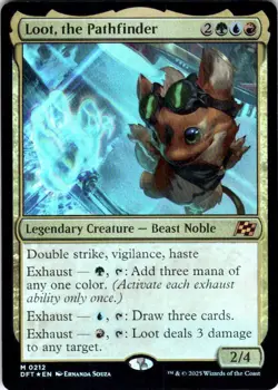 MTG Loot, the Pathfinder (212) | NM Foil | Aetherdrift (DFT) - Image 2