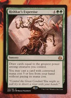 *NM* Rishkar's Expertise Aether Revolt Regular MTG - Image 1