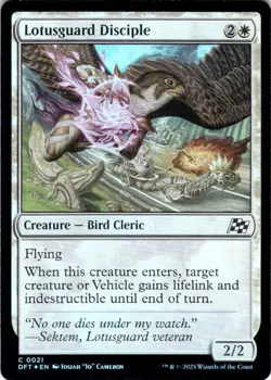 MTG Lotusguard Disciple (21) | NM Foil | Aetherdrift (DFT) - Image 2