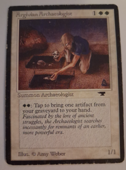 Argivian Archaeologist HP Antiquities MTG Magic the Gathering Reserved List - Image 1
