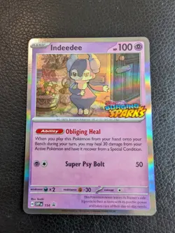 Indeedee - SVP154 Black Star Promo (Pokemon) Surging Sparks Prerelease - Image 1